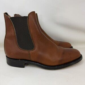 Sanders Made in England Leather Chelsea Boots Brown Men’s Size US 8.5 / UK 7.5